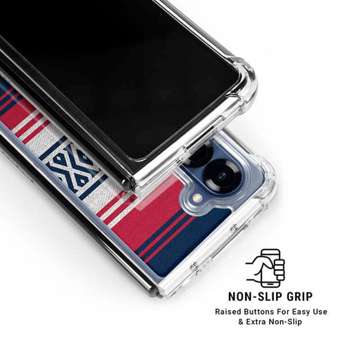 NFL Houston Texans Trailblazer Galaxy Z Fold6 Clear Case